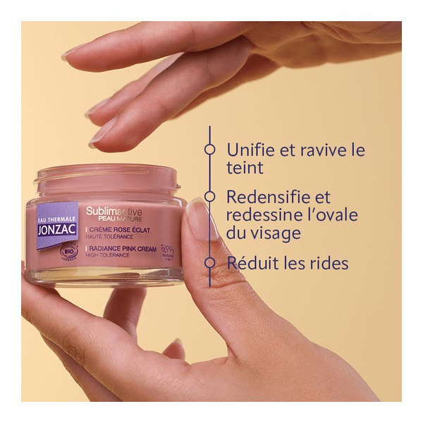 Jonzac Sublimactive Crème Rose éclat Bio