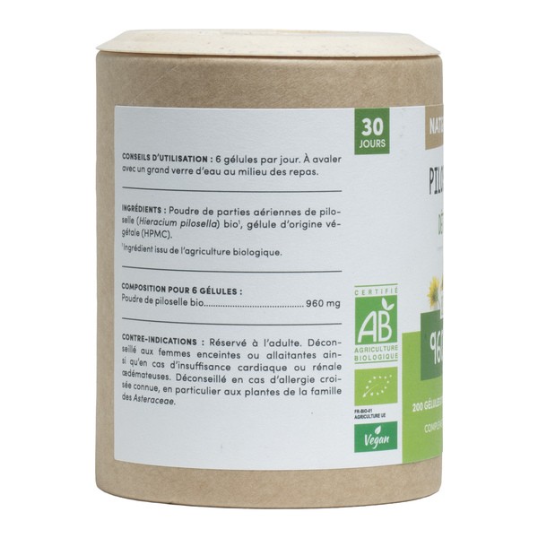 Nat et Form Ecoresponsable Piloselle bio gélules