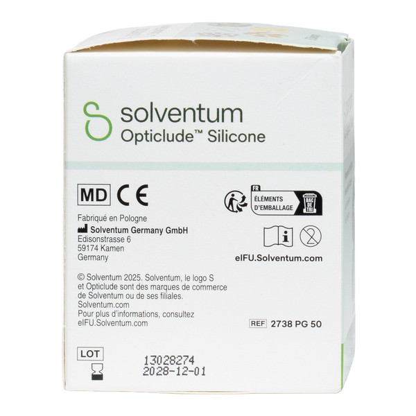 Solventum Opticlude Silicone pansement orthoptique x 50