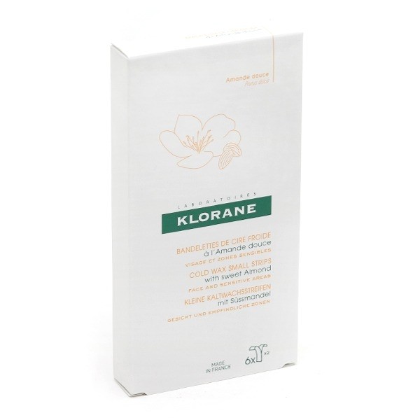Klorane bande cire froide amande douce