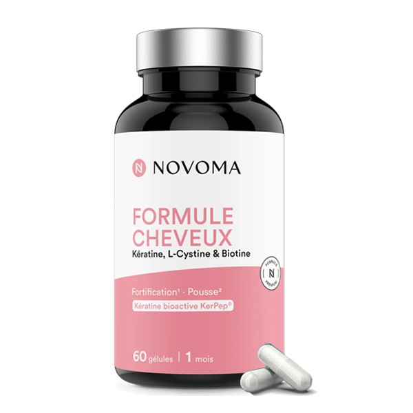 Novoma Formule cheveux gélules