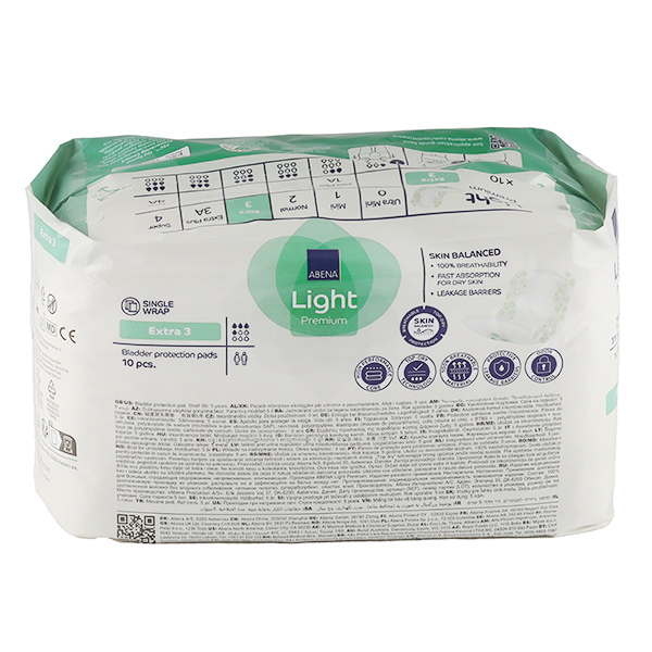 Abena Light premium protections anatomiques 4 gouttes