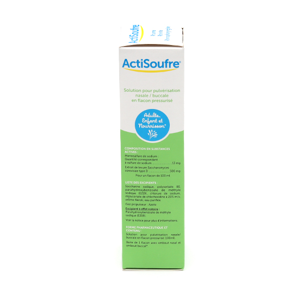Actisoufre spray rhume