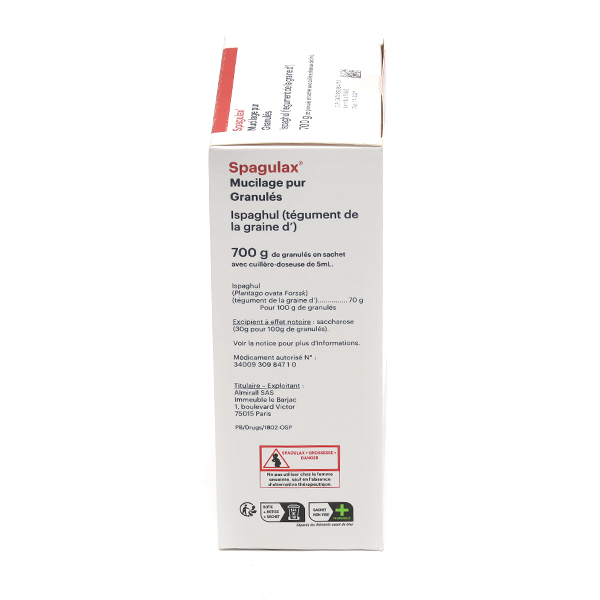 Spagulax Mucilage pur granulés