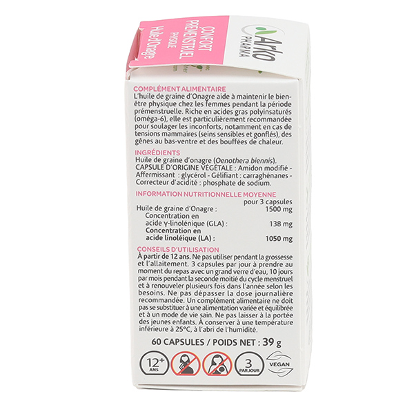 Arkogélules huile d'onagre capsules