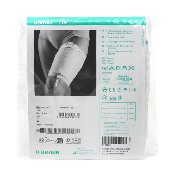 B Braun Urimed Fix porte-poche ambulatoire par 2