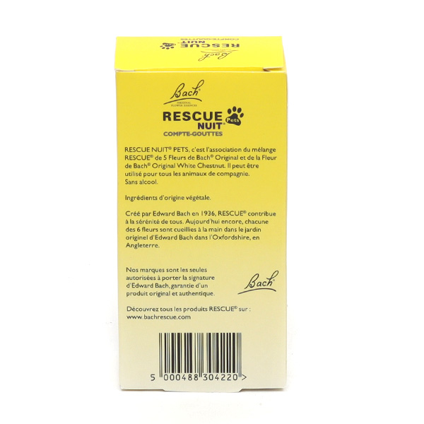 Fleurs de Bach Rescue Nuit Pets