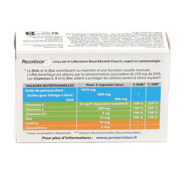 PreserVision 3 capsules