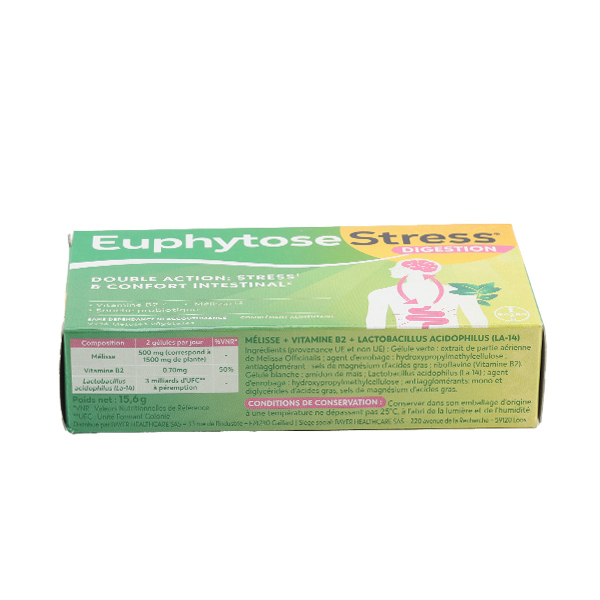 Euphytose Stress Digestion gélules