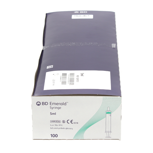 BD Emerald seringues 3 pièces x 100