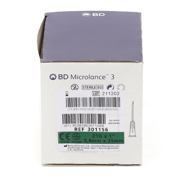 BD Microlance 3 Aiguille hypodermique x100