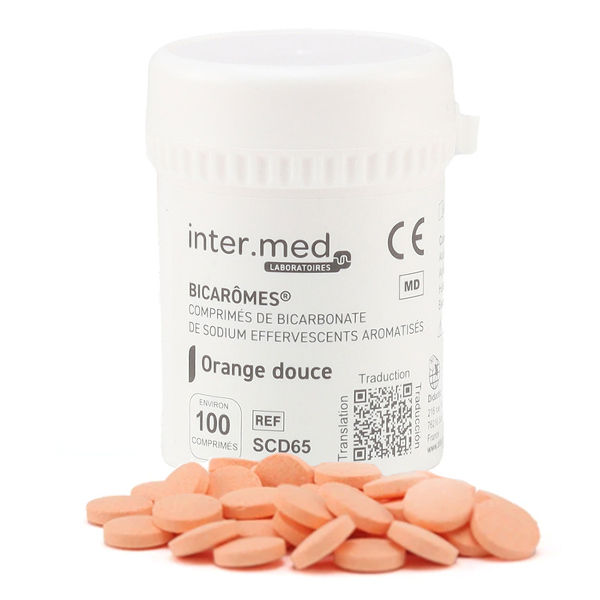 Bicarômes comprimés de Bicarbonate de Sodium x 100