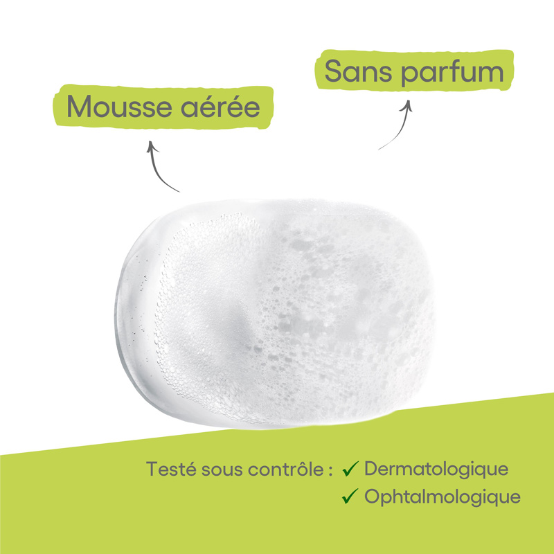 Biology mousse nettoyante dermatologique hydra protectrice bio