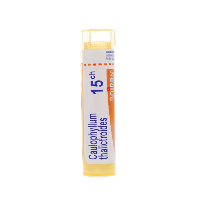 Caulophyllum thalictroides granules homéopathie Boiron