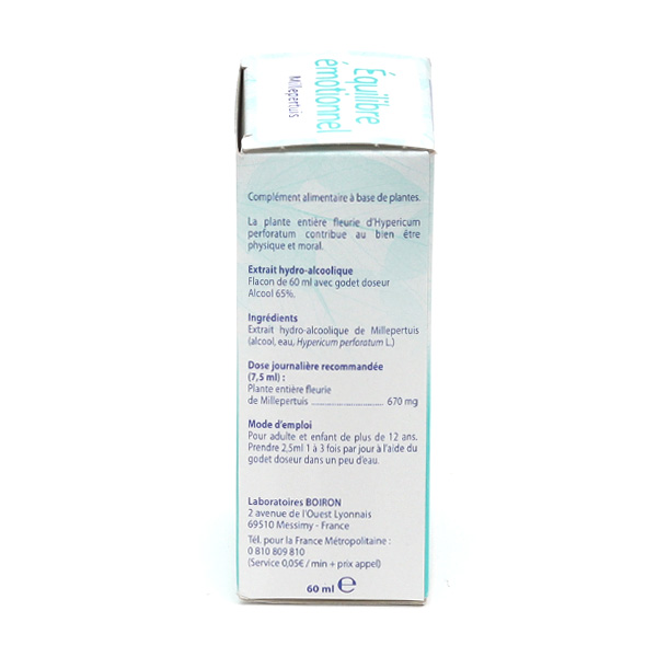 Boiron Équilibre émotionnel Millepertuis