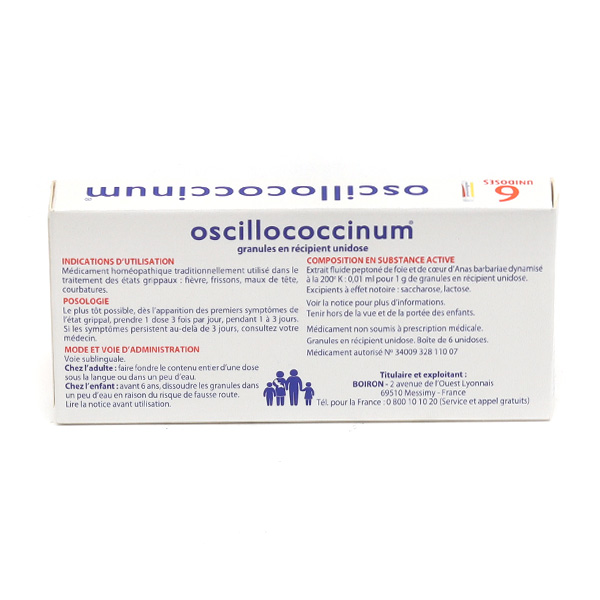 Oscillococcinum état grippal Boiron