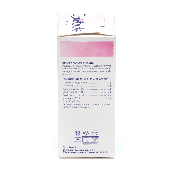 Boiron Quiétude sirop sommeil bébé