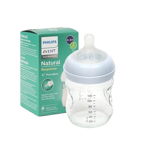 Avent Natural response Biberon en verre