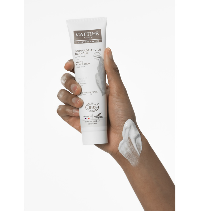 Cattier gommage argile blanche bio