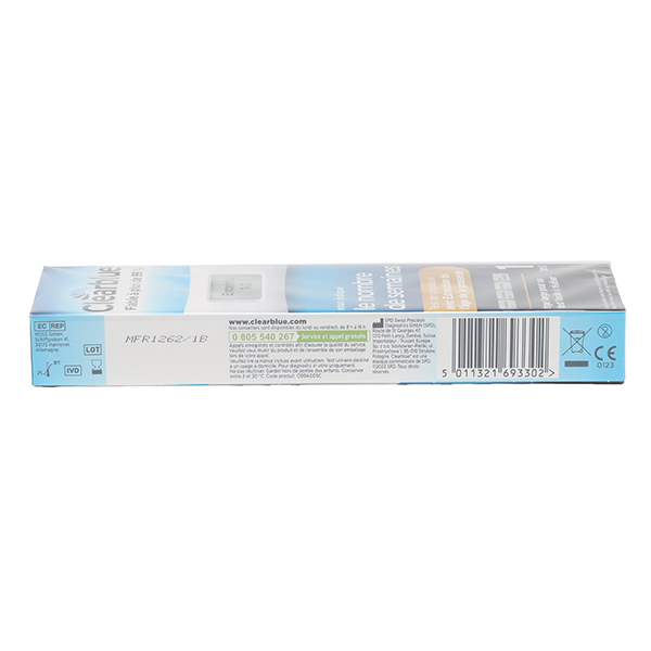 Clearblue test de grossesse avec estimation de la date de conception