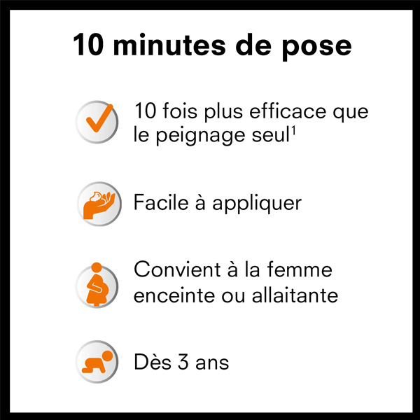 Pouxit baume décolleur de lentes + peigne