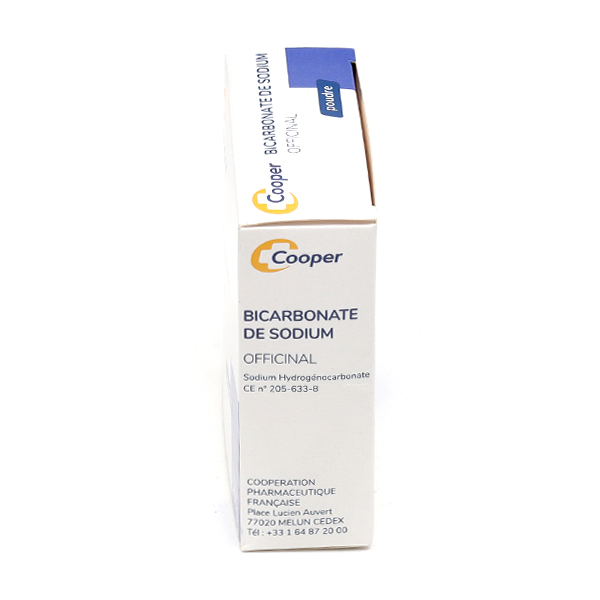Cooper bicarbonate de sodium officinal poudre
