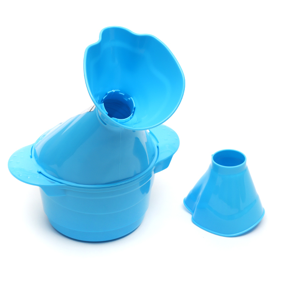 Asthme Infographic Utilisation D'homme Un Inhalateur Illustration de
