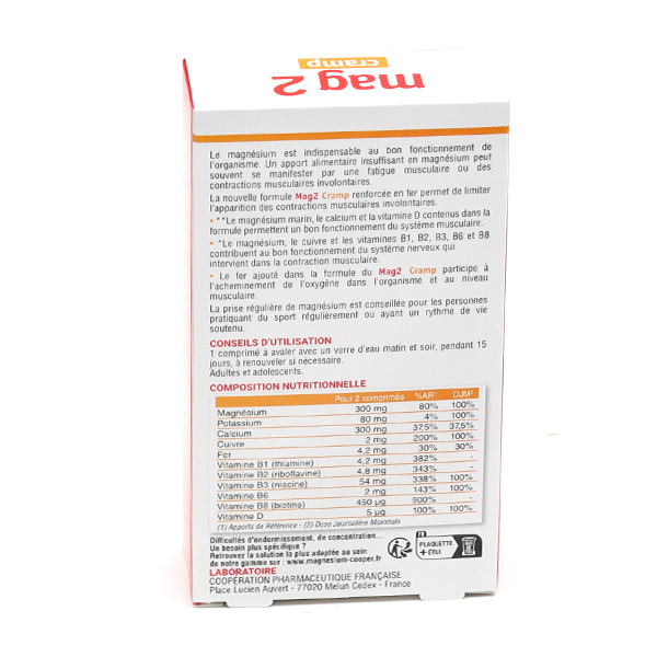 Mag 2 cramp comprimés