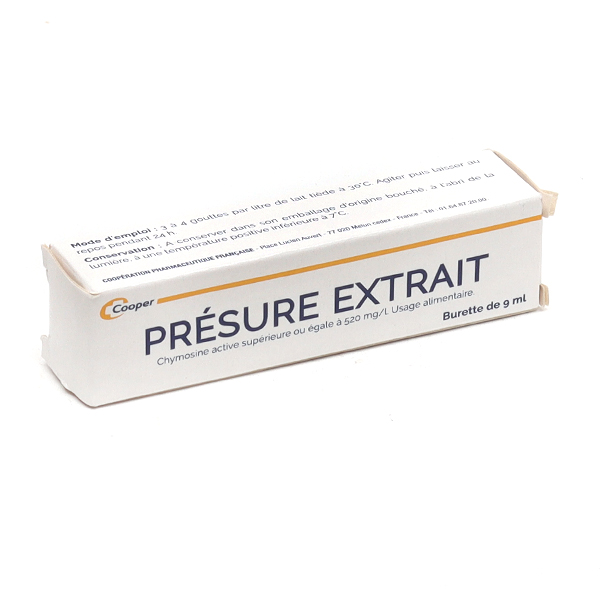 Présure extrait liquide