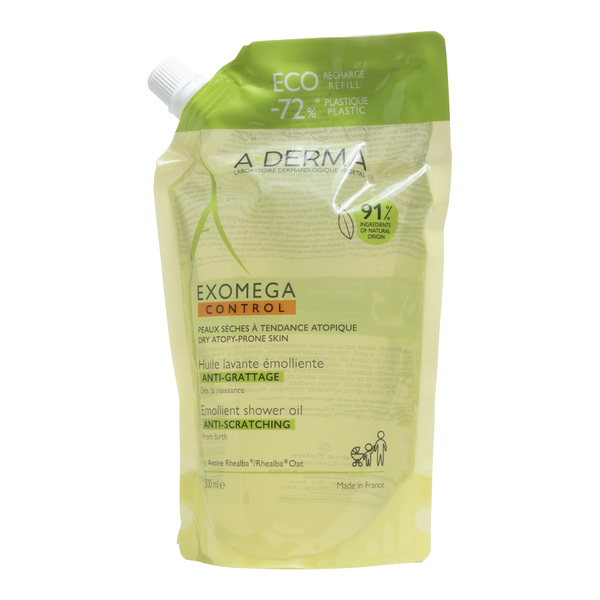 A Derma Exomega Control Huile lavante émolliente