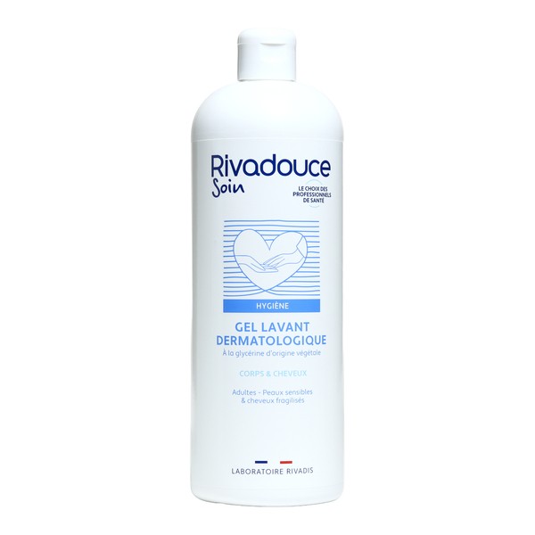 Rivadouce Gel lavant dermatologique corps et cheveux