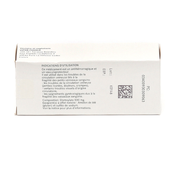 Dicynone 500 mg comprimé