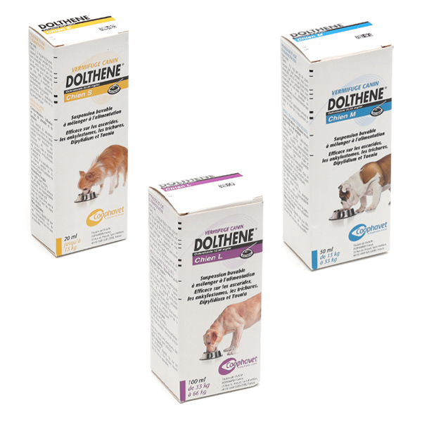 Dolthene Chien suspension buvable vermifuge