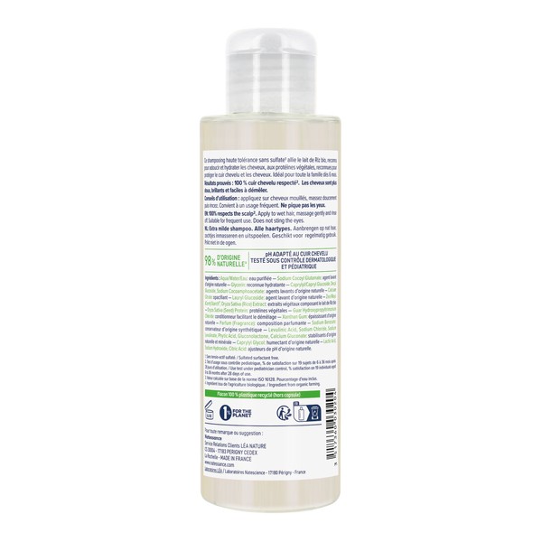 Nastessance Shampooing extra doux au lait de riz bio