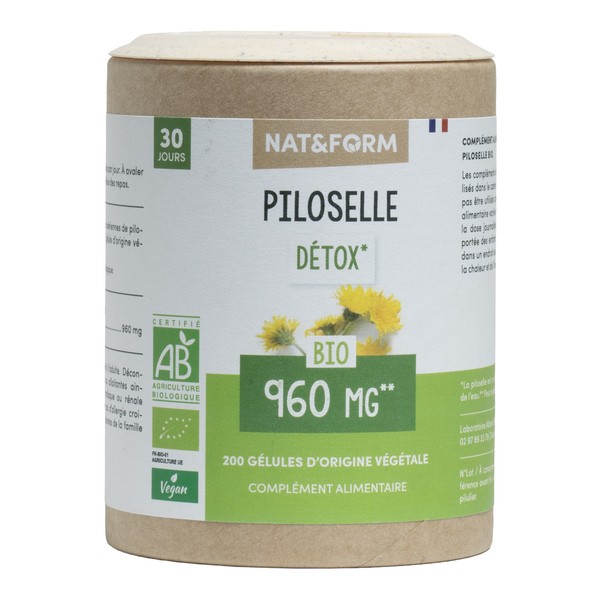 Nat et Form Ecoresponsable Piloselle bio gélules