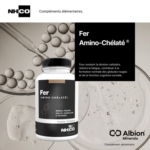 NHCO Fer Amino chélaté 14 mg gélules