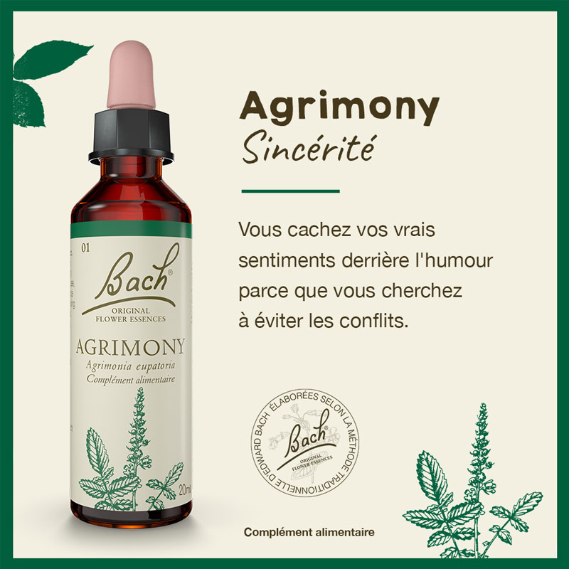 Fleurs de Bach Agrimony n°1