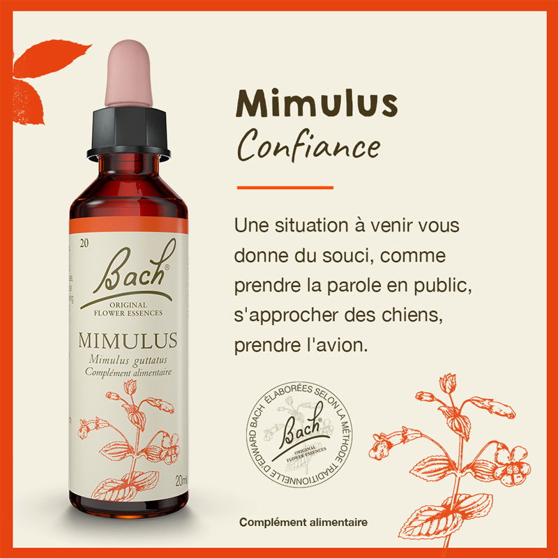 Fleurs de Bach Mimulus n°20