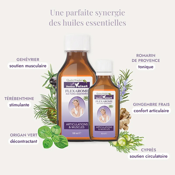Docteur Valnet Flexarome articulations et muscles Bio