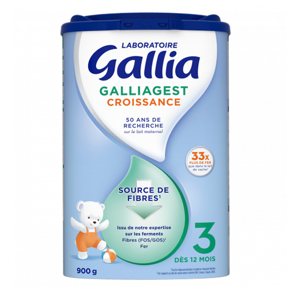 Gallia Galliagest Croissance lait 3ème âge