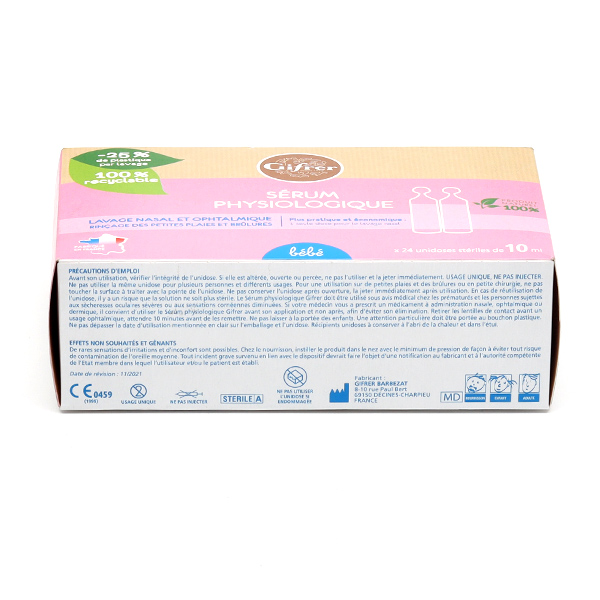 Gifrer Sérum physiologique