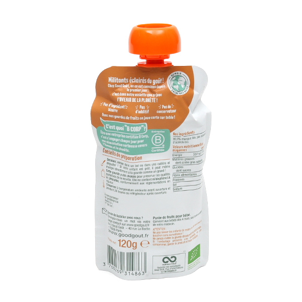 Good Goût Compote Mangue Bio