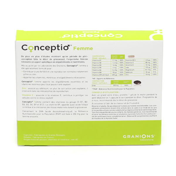 Conceptio Femme capsules + gélules