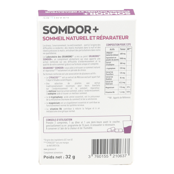 Granions Somdor+ comprimés
