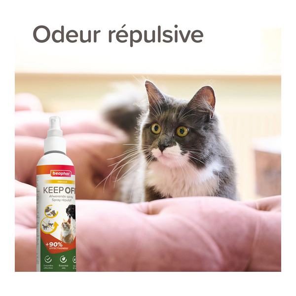 Beaphar Spray répulsif chat chien Keep Off Indoor