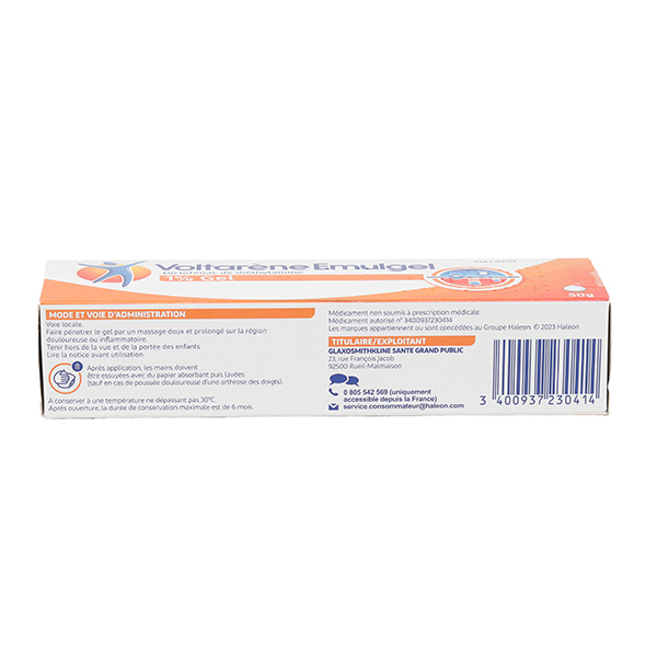 Voltarene Emulgel 1% gel anti inflammatoire