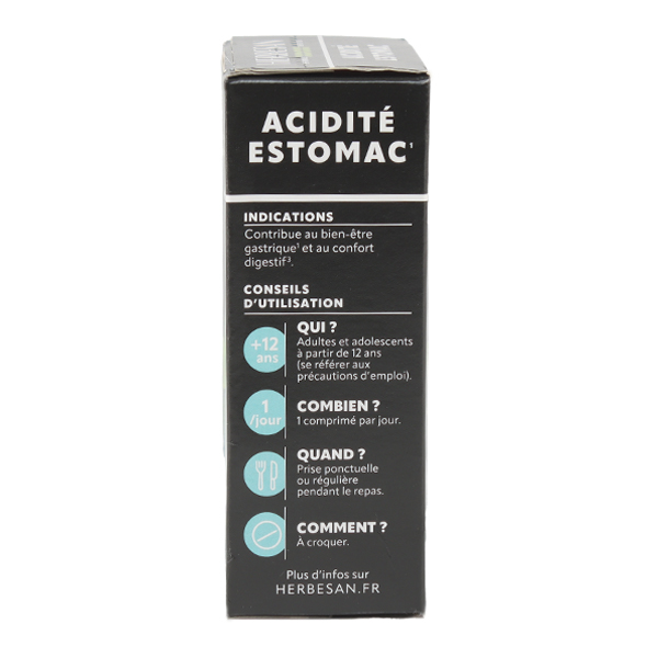 Herbesan Acidité Estomac Adoucid reflux à croquer