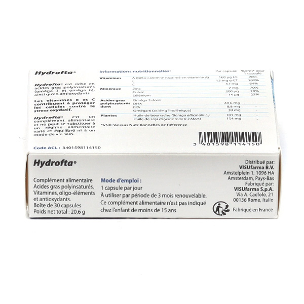 Hydrofta capsules