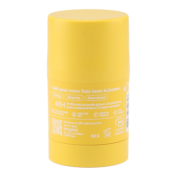 Respire Déodorant stick Douceur monoï Bio