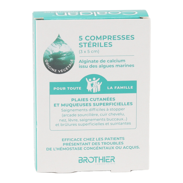 Coalgan Compresse hémostatique